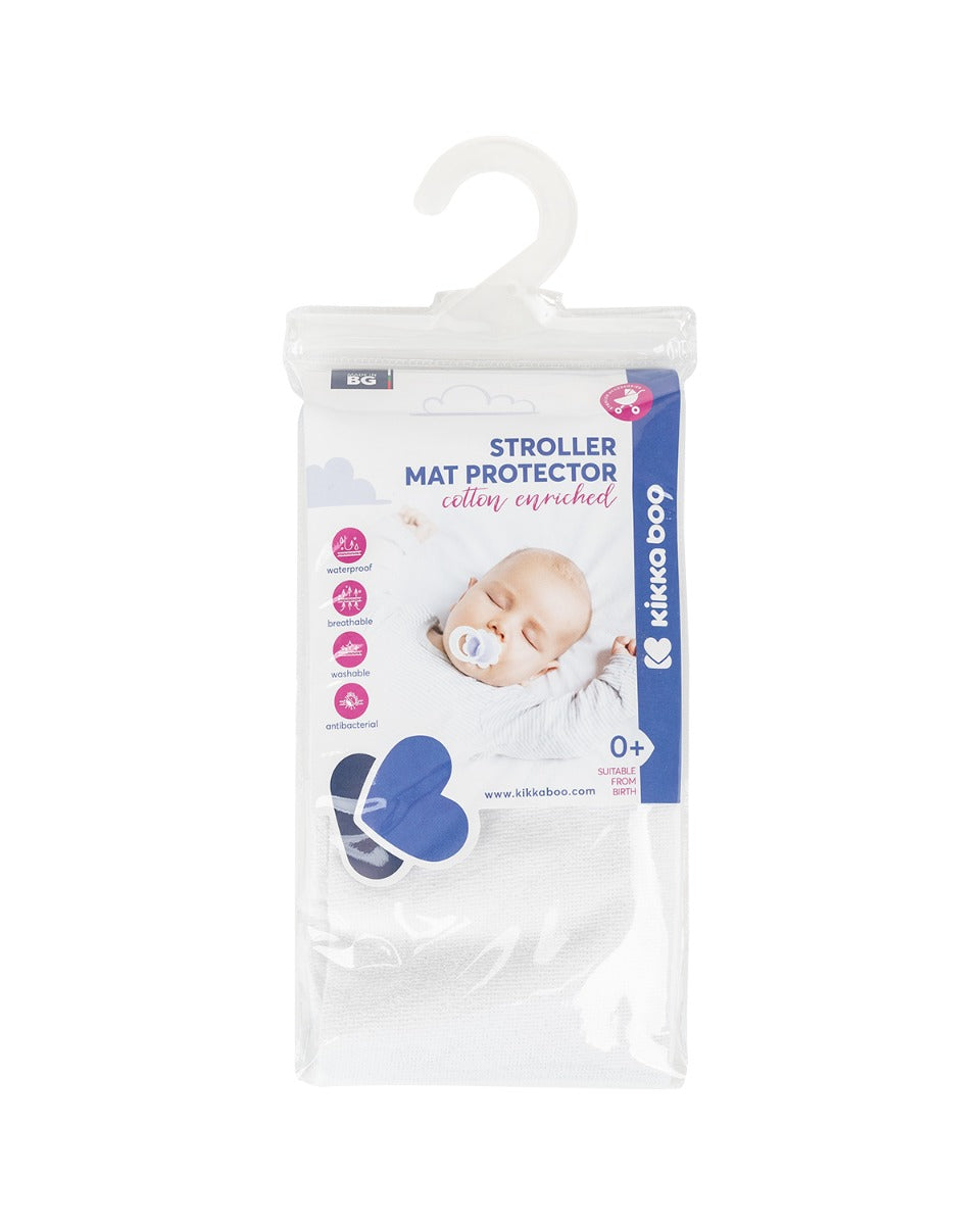Protecție saltea cu elastic - bumbac 38/78 cm pentru cărucior 