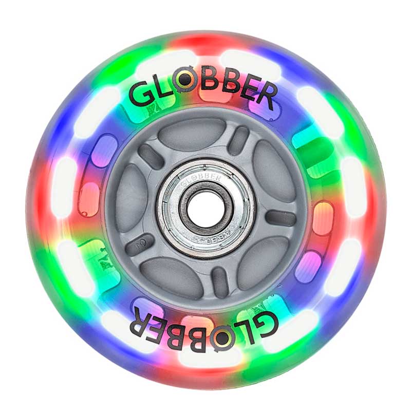 Светещо Задно Колело, 80 Mm За Тротинетки Globber Primo / Evo