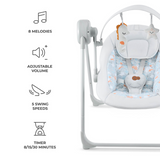 Swingee Бебешка Люлка Сива Kinderkraft