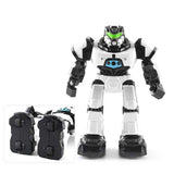 Robot cu tulpină dansatoare cu două moduri de control, alb