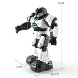 Robot cu tulpină dansatoare cu două moduri de control, alb