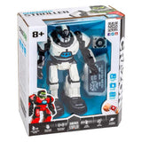 Robot cu tulpină dansatoare cu două moduri de control, alb