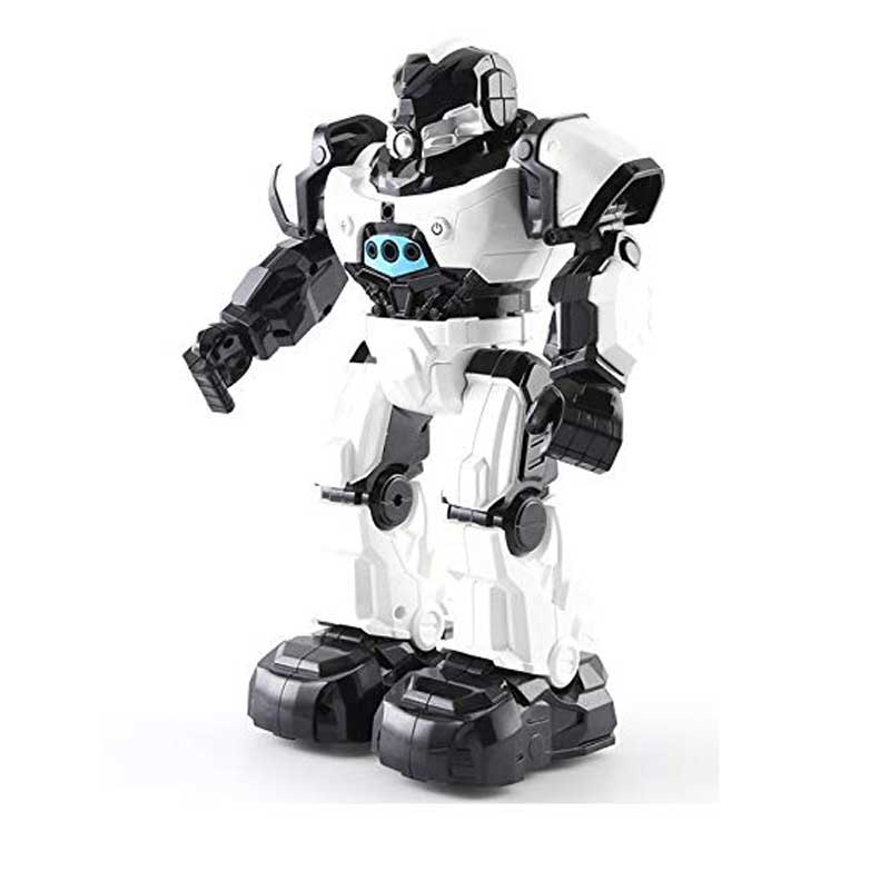 Robot cu tulpină dansatoare cu două moduri de control, alb