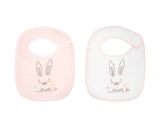 Сет 2 Бр. Хавлиен Лигавник Тери Rabbits In Love - Лигавници - Kikkaboo - BebeMama