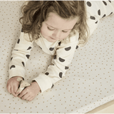 Чаршаф За Бебешко Легло 60x120 См. Printed Linen Rice The Little Green Sheep