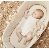 Kosárlepedő Moses Basket babakocsiba alváshoz, 30x70 cm, vászon, The Little Green Sheep