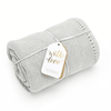 Плетено Бебешко Одеяло 75х75 См. Dove Grey The Little Green Sheep