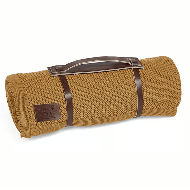 Плетено Поларено Бебешко Одеяло 80х100 См. Honey The Little Green Sheep