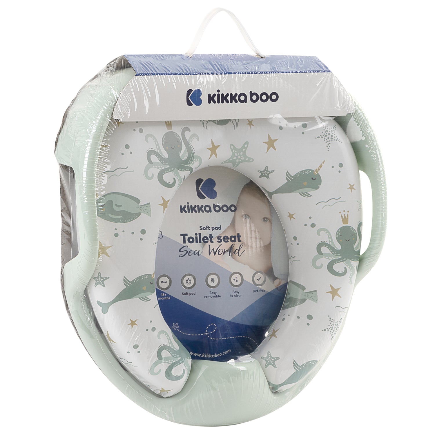 Тоалетна Седалка Sea World Mint --- BebeMama
