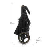 Trig 3 Бебешка Количка С Табла Onyx Black Kinderkraft