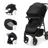 Trig 3 Бебешка Количка С Табла Onyx Black Kinderkraft