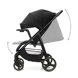 Trig 3 Бебешка Количка С Табла Onyx Black Kinderkraft