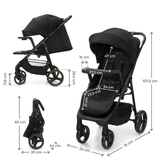 Trig 3 Бебешка Количка С Табла Onyx Black Kinderkraft