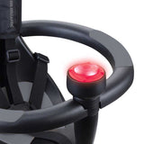 Tricicletă Globber Explorer Trike Deluxe Play 4 în 1 cu copertină, neagră.