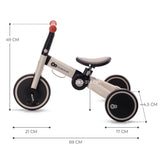 Триколка Kinderkraft 4Trike 3В1 Grey --- BebeMama