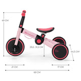 Триколка Kinderkraft 4Trike 3В1 Pink --- BebeMama