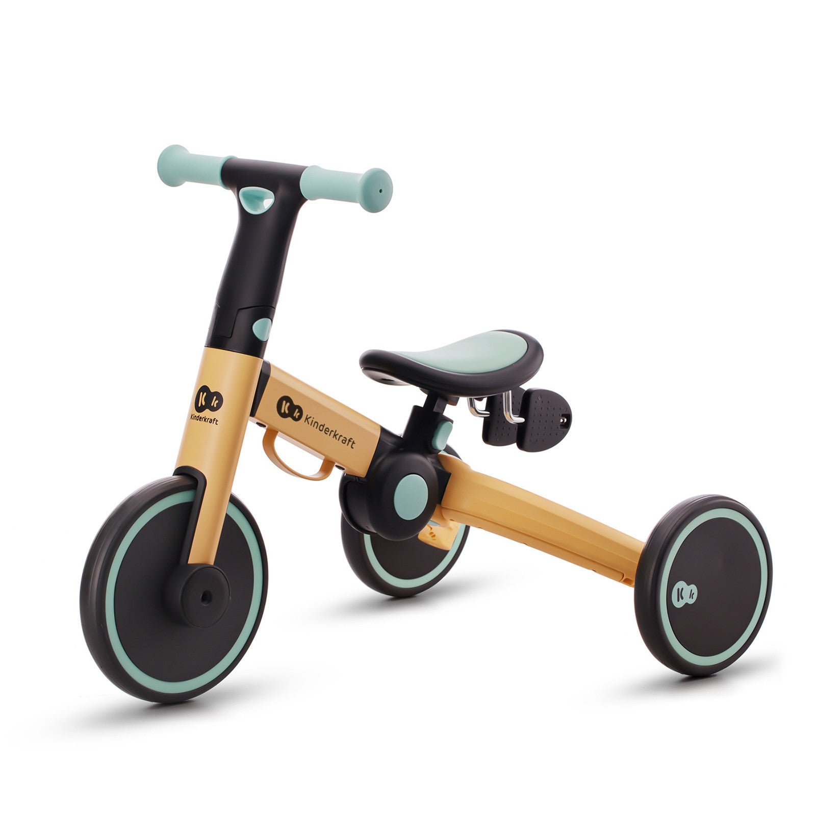 Триколка Kinderkraft 4Trike 3В1 Sunflower Син - Триколки - Kinderkraft - BebeMama