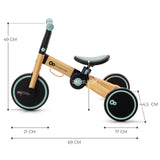 Триколка Kinderkraft 4Trike 3В1 Sunflower Син --- BebeMama