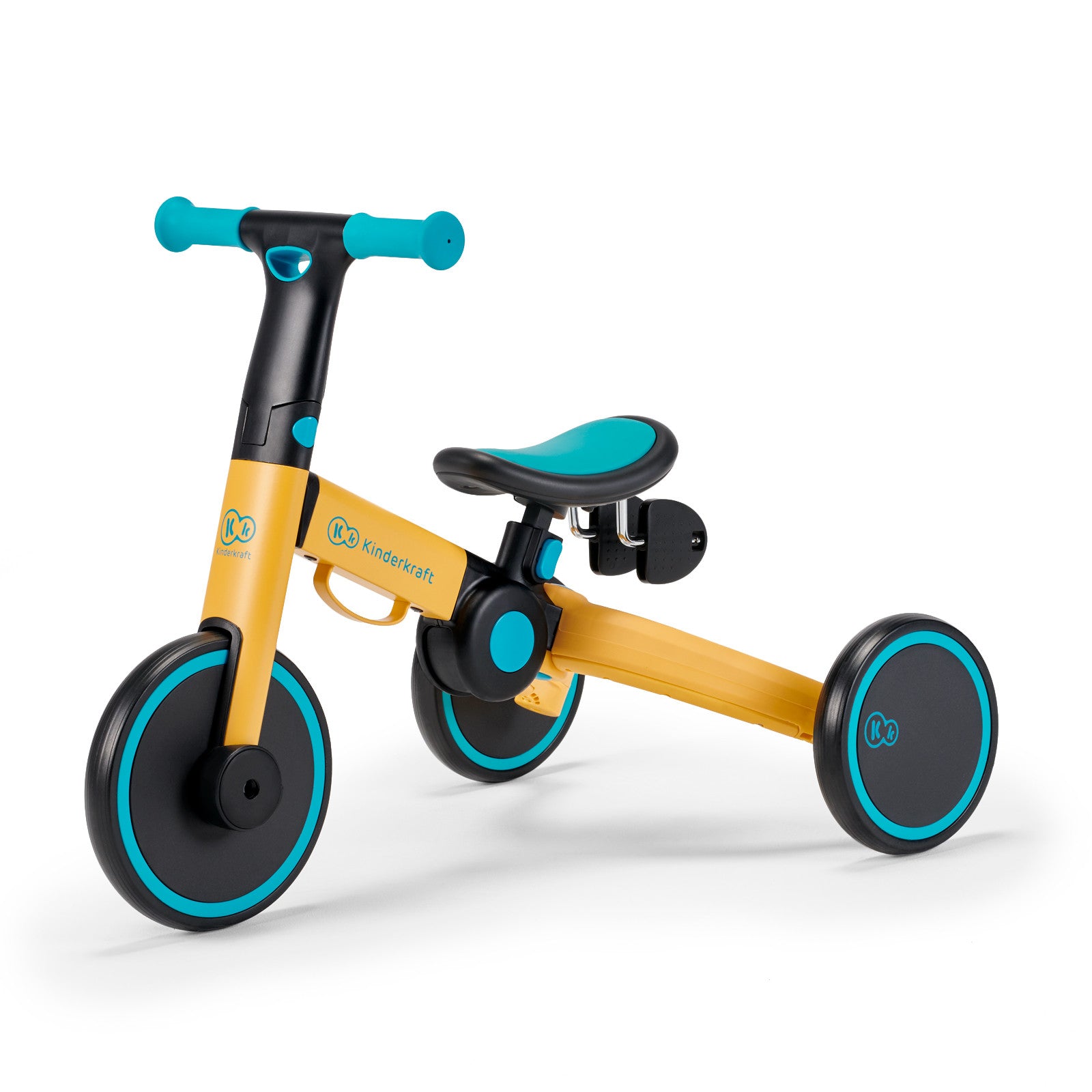 Триколка Kinderkraft 4Trike 3В1 Жълт - Триколки - Kinderkraft - BebeMama