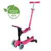 Тротинетка 4 В 1 Globber Go Up Sporty Lights 360° - Розова