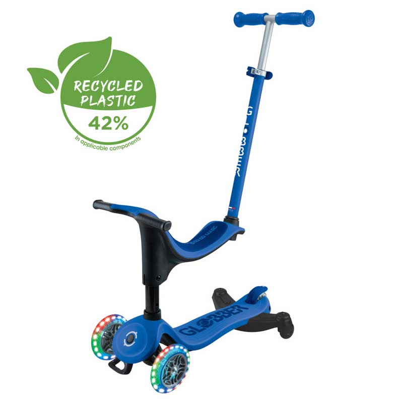 Тротинетка 4 В 1 Globber Go Up Sporty Lights 360° - Синя