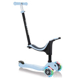Тротинетка Globber 4 В 1 Със Стабилизатор Go Up Sporty Lights - Пастелно Синя --- BebeMama