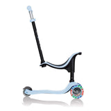 Тротинетка Globber 4 В 1 Със Стабилизатор Go Up Sporty Lights - Пастелно Синя --- BebeMama