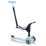 Тротинетка Globber 4 В 1 Със Стабилизатор Go Up Sporty Lights - Пастелно Синя - Тротинетки - Globber - BebeMama