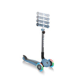 Тротинетка С Родителски Контрол 5 В 1 Go Up Deluxe Lights - Пастелно Синя --- BebeMama