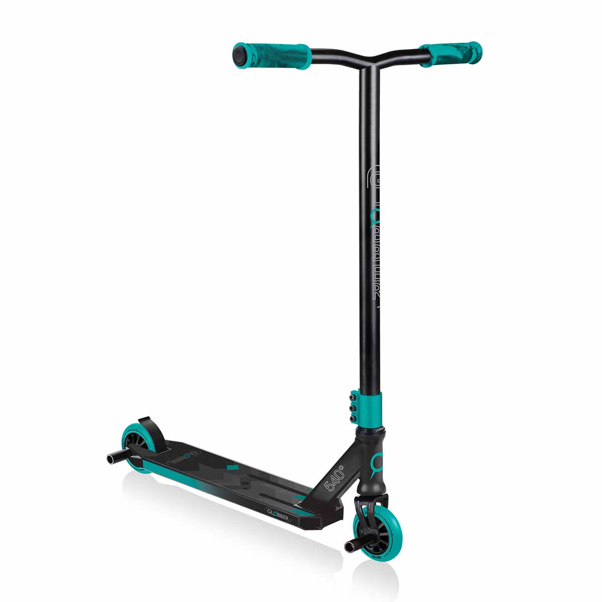 Тротинетка За Трикове Globber Gs 540 - Черна/Тюркоаз - Тротинетки - Globber - BebeMama