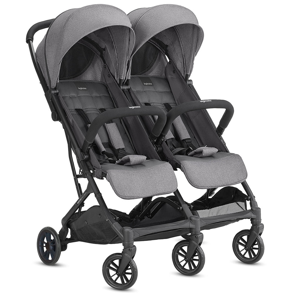 Бебешка Количка За Близнаци Inglesina Twin Sketch - Grey - Колички За Близнаци - Inglesina - BebeMama