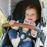 Кожено Покритие За Предпазен Борд За Количка Vista V2 Cruz V2 Black Uppababy