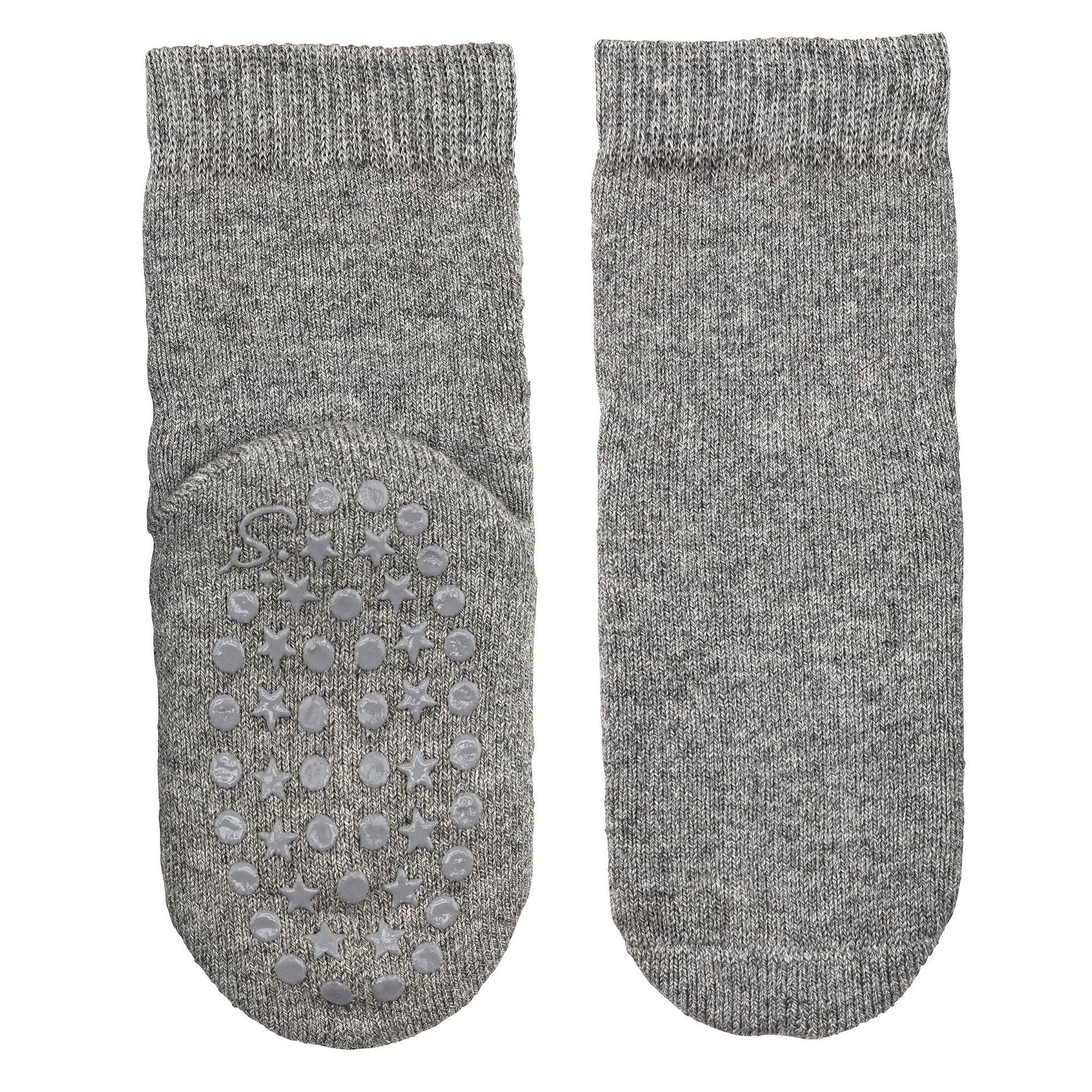 Abs Чорапи С Вълна И Релефна Анти Плъзгаща Подметка, Сиви, 37 38 Sterntaler