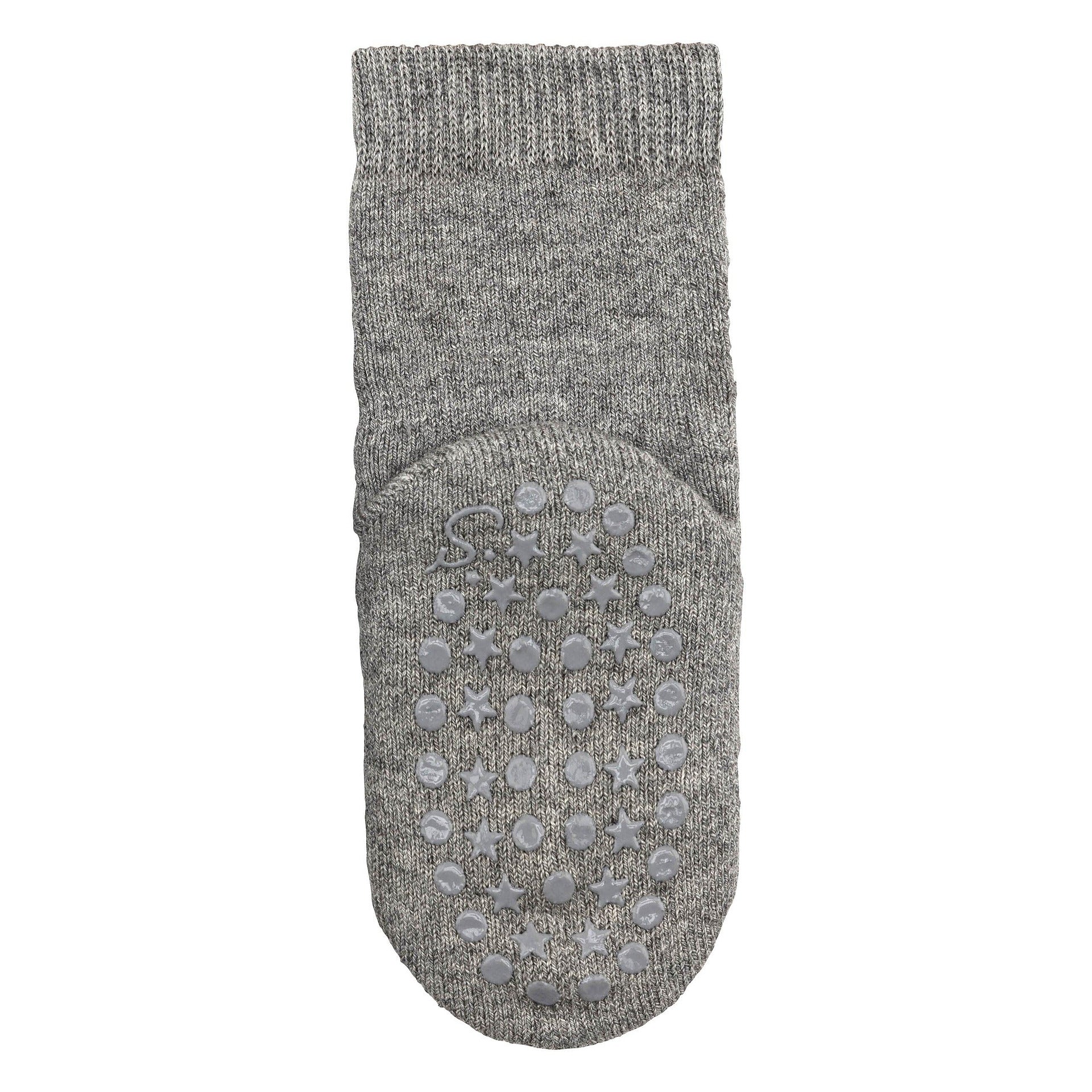 Abs Чорапи С Вълна И Релефна Анти Плъзгаща Подметка, Сиви, 37 38 Sterntaler