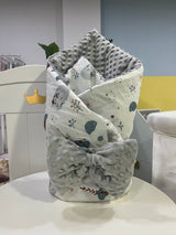 Pink White Сиво Лисиче Сив Бабъл Galix