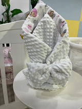 Двулицева Пелена За Изписване "прегърни Ме" + Панделка Зима Pink White Galix