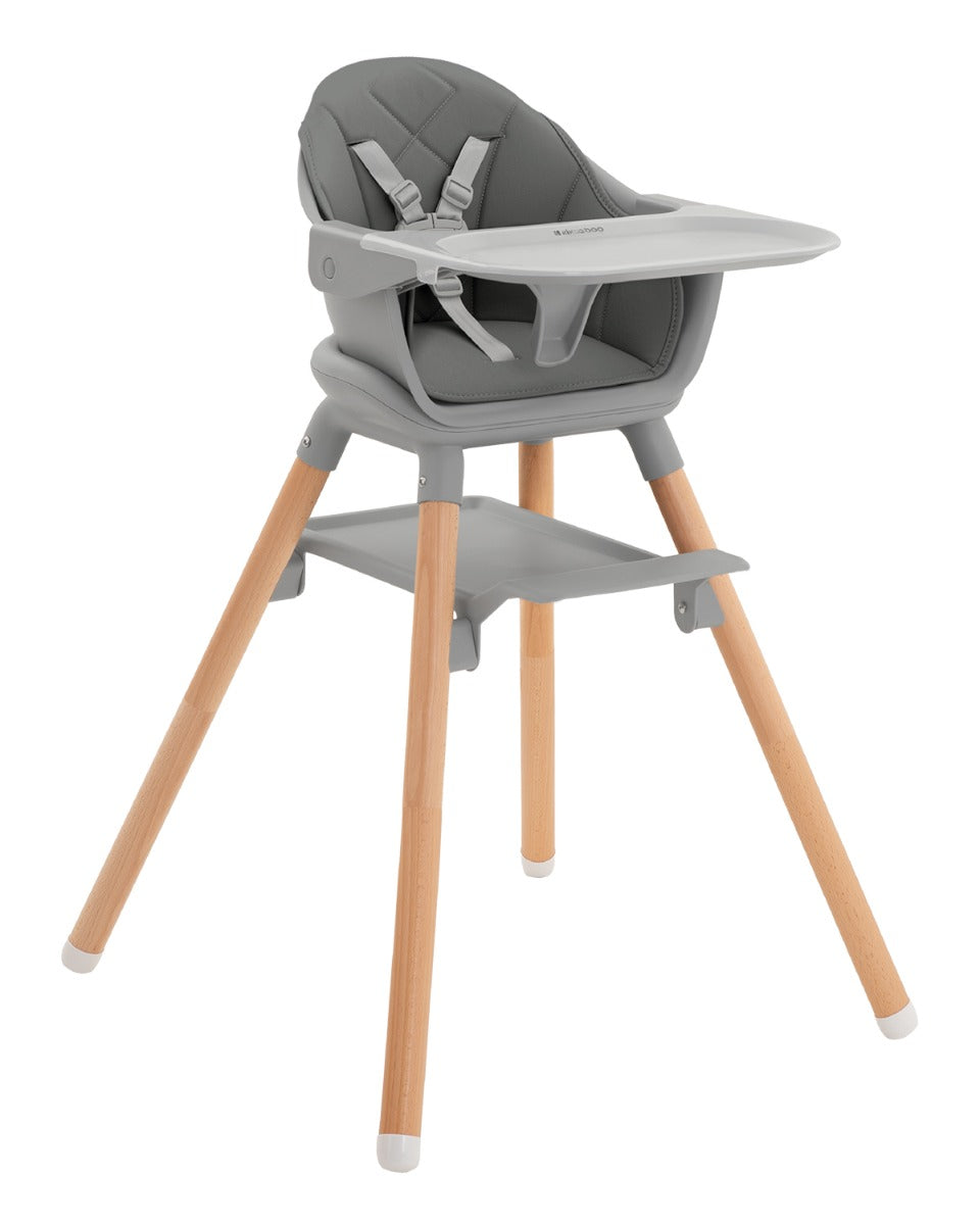 Стол За Хранене 2В1 Woody Grey 2024 --- BebeMama