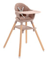 Стол За Хранене 2В1 Woody Pink 2024 - Столчета За Хранене - Kikkaboo - BebeMama