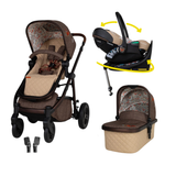 Ct5722 Wow 3 Бебешка Количка Foxford Hall + Ct6086 Acorn Recline Столче За Кола + Ct6005 База Cosatto