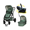 Ct5625 Wow 3 Бебешка Количка Meadow + Ct6087 Acorn Recline Столче За Кола + Ct6005 База Cosatto