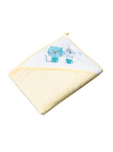 Хавлия За Баня Dog&cat 100x100см Жълт Tega Baby