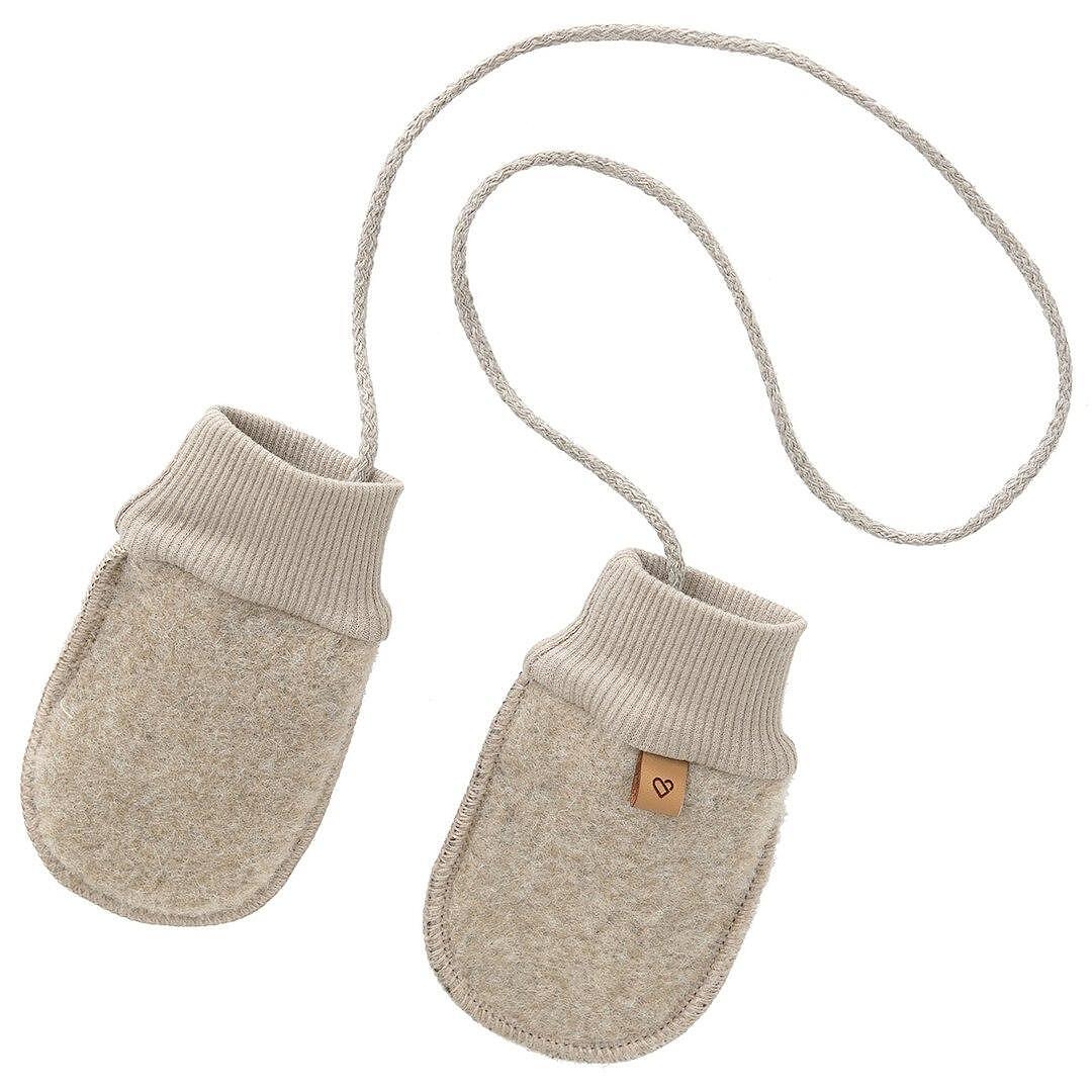 Бебешки Вълнени Ръкавички 0 12м Siera Beige Zaffiro