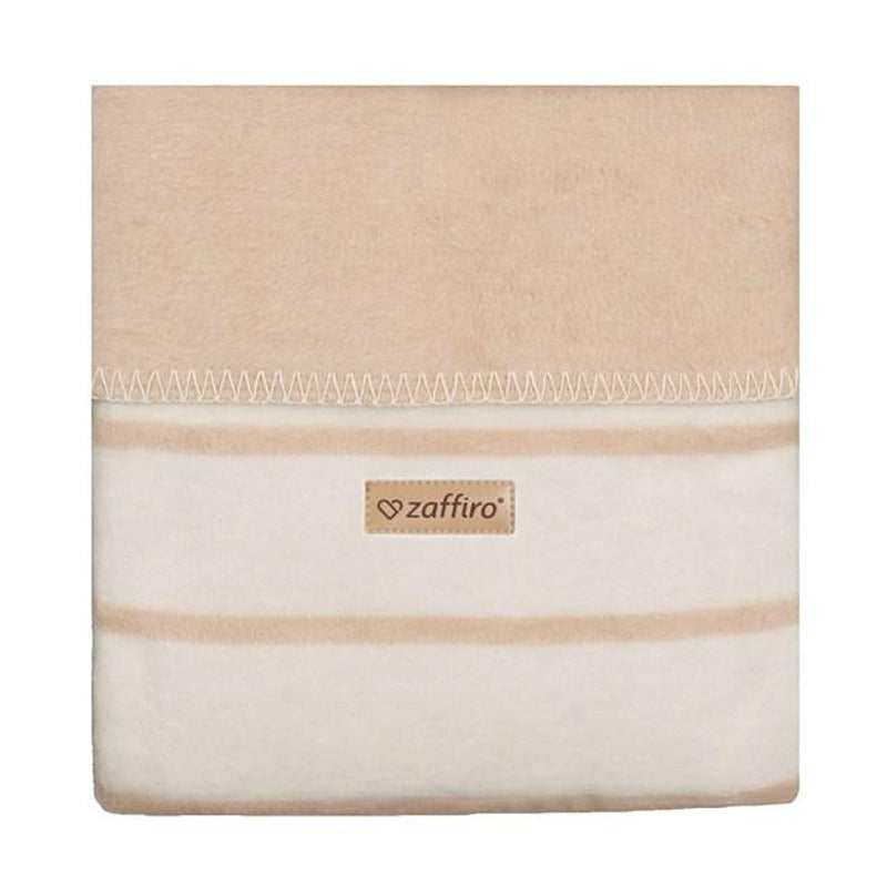 Памучно Бебешко Одеяло Alba 75x100 См Beige Zaffiro