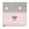 Памучно Бебешко Одеяло Bari 75x100 См Baby Pink Zaffiro