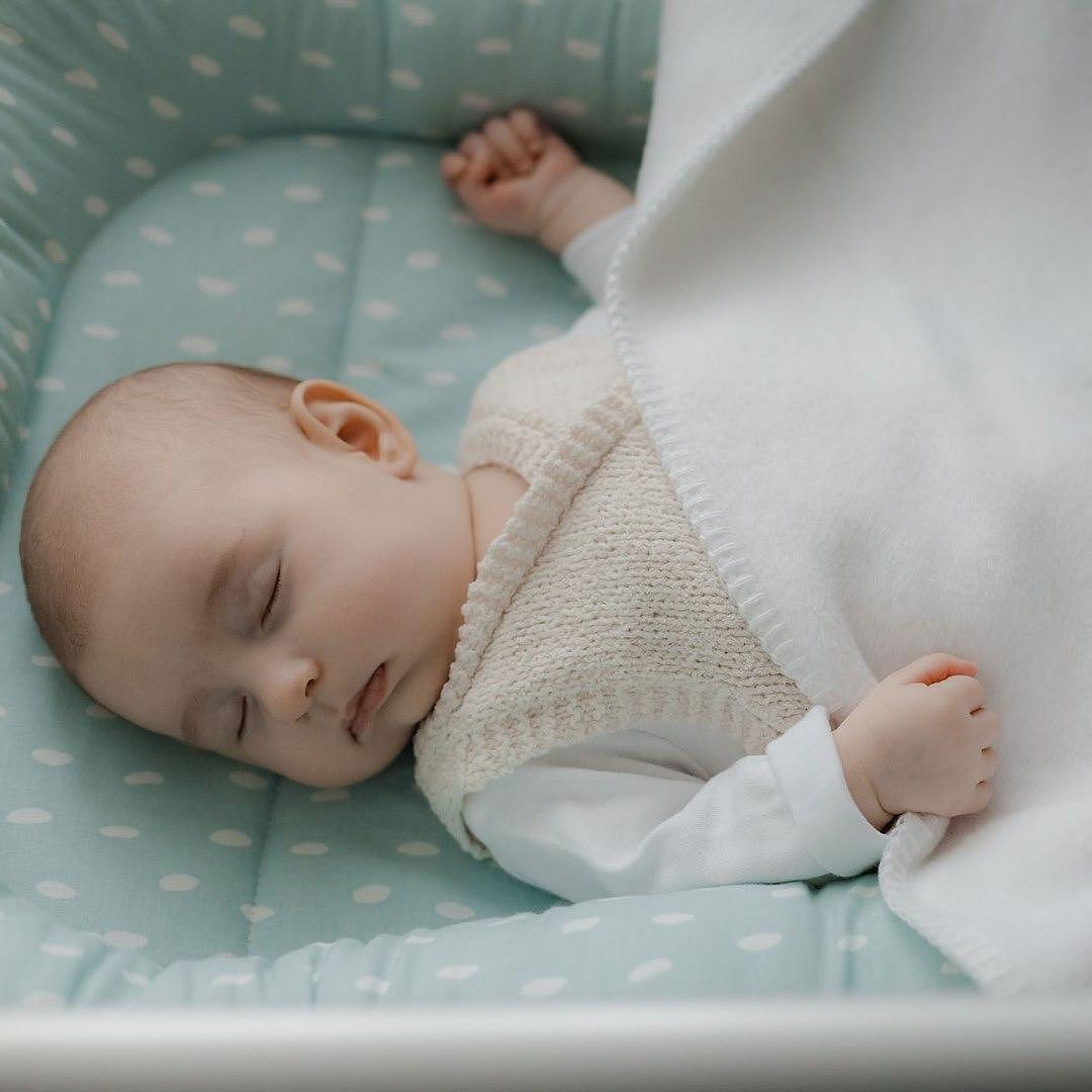 Памучно Бебешко Одеяло Oslo 75x100 См Milk Zaffiro