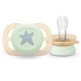 Залъгалки Ultra Start Night 0 2м Дизайн Луна И Звезди, Момиче Philips Avent