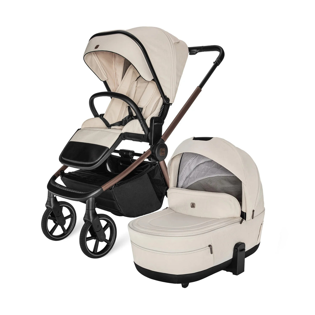 Бебешка Количка Move Cross 5x Quartz Beige Zopa