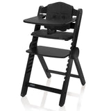 Детско Дървено Столче За Хранене Clipp & Clapp Black Zopa
