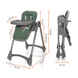Детско Столче За Хранене Primo Light Grey Zopa