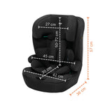 Детско Столче За Кола Alfa (76 150см) I Size Isofix Black Zopa